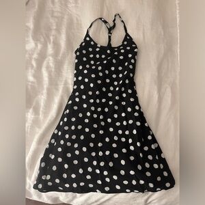 Outdoor Voices Exercise Dress in Polka Dots